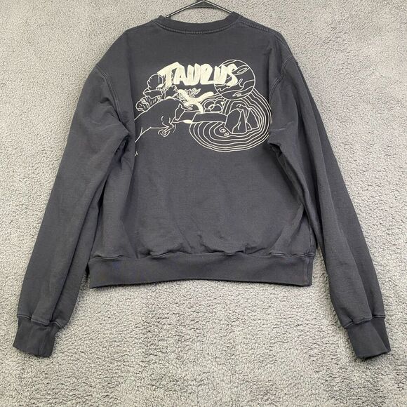 Good American Sweatshirt Taurus Size 4 Long Sleeve Black Pullover Graphic - Picture 10 of 10